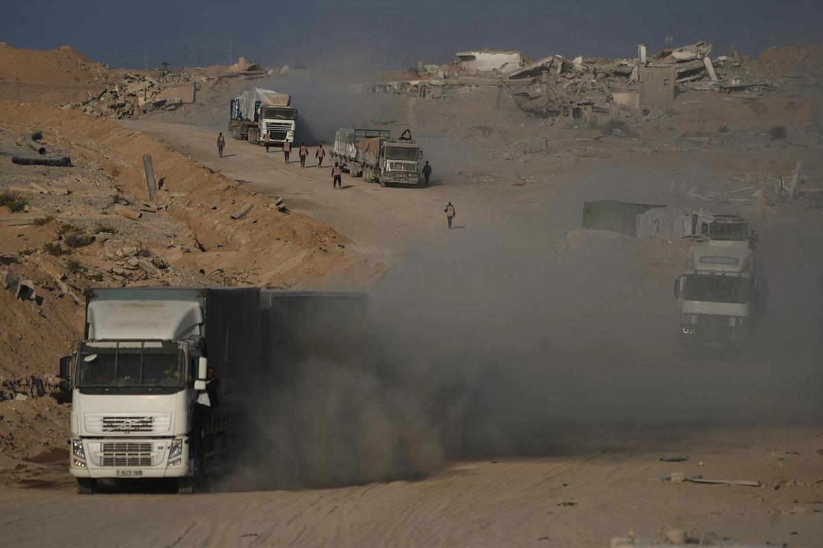 FOTO: Israel Buka Akses Bantuan ke Gaza Utara di Tengah Kritik atas Krisis Kemanusiaan