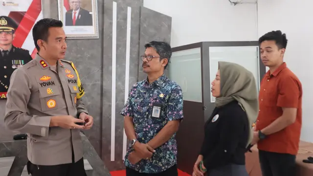 Konferensi pers mengenai perkelahian atau tawuran antar-pelajar di Pemalang. (Foto: Liputan6.com/Humas Polres Pemalang)