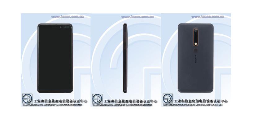 Seperti inikah tampilan Nokia 6 edisi 2018? (Sumber: Phone Arena/ TENAA)