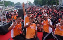 Ribuan Warga Sunter Jaya Padati Senam Bersama dengan Bang Doel