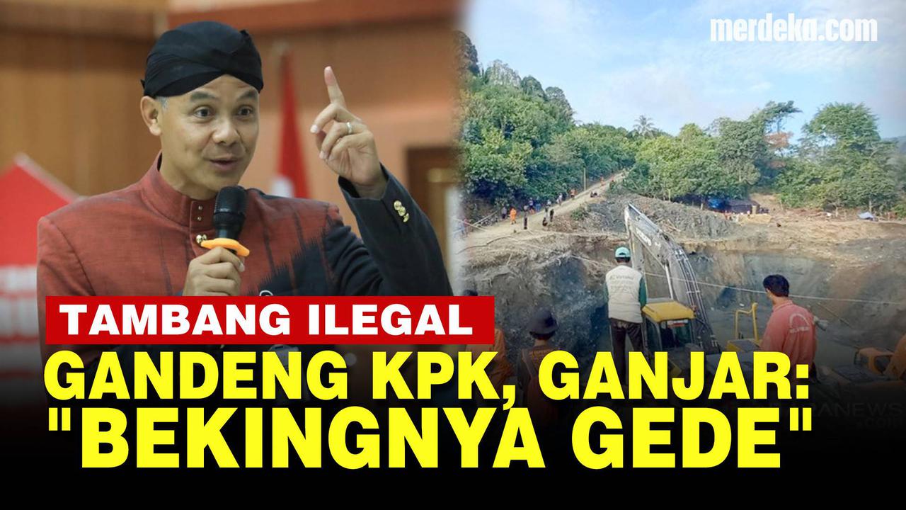 VIDEO: Dukung Gibran Soal Backing Tambang, Ganjar Sentil Ketegasan Penegak Hukum