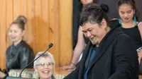 Menteri Luar Negeri Selandia baru keturunan suku Maori, Nanaia Mahuta. (dok. Instagram @nanaia_mahuta/https://www.instagram.com/p/BjjFs-NDxnA/)