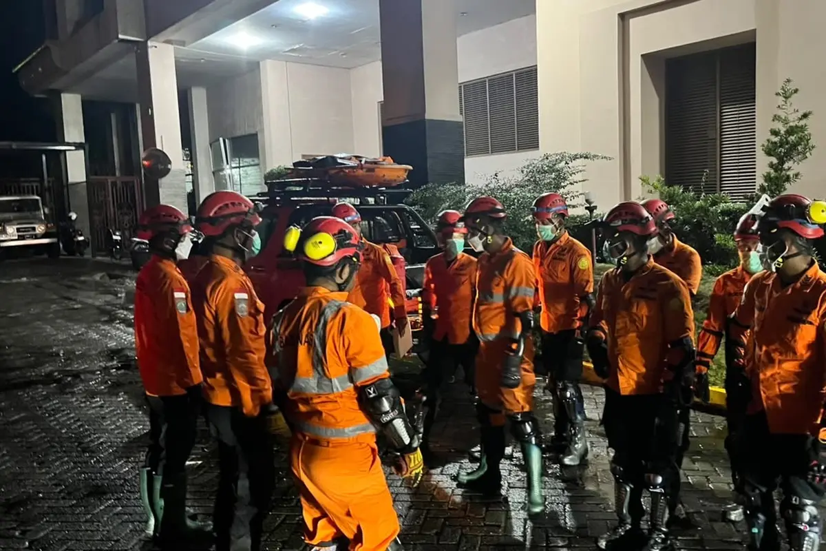 Basarnas kerahkan USAR dan drone termal dalam pencarian korban ledakan Medan.