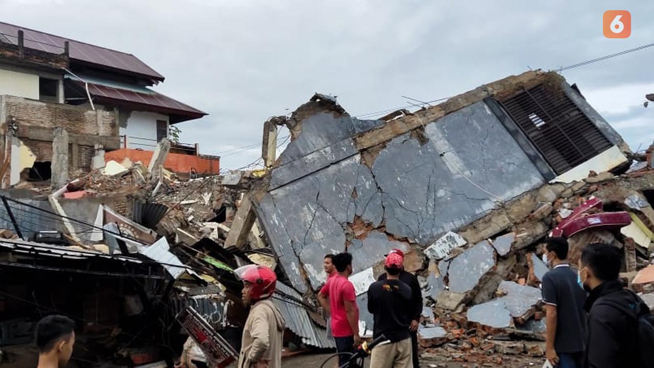 Gempa di Sulbar (Liputan6.com/Istimewa)