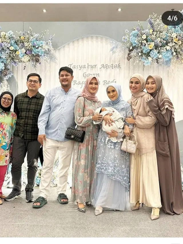 Tasyakuran Akikah Gavin Rafaeyza Redi anak Ryana Dea dan Puadin Redi (Foto: instagram shireensungkar)