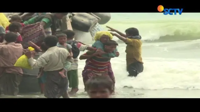 PBB menyebut, hampir 125 ribu pengungsi Rohingya dari negara bagian Rakhine kini telah mengungsi ke Bangladesh.