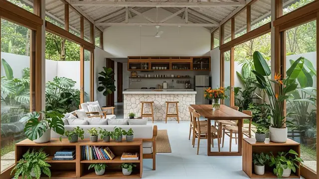 Rumah Mungil High Ceiling Anti Pengap dan Terasa Luas