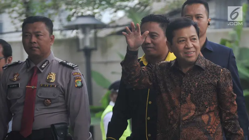 Ketua DPR Setya Novanto Diperiksa KPK