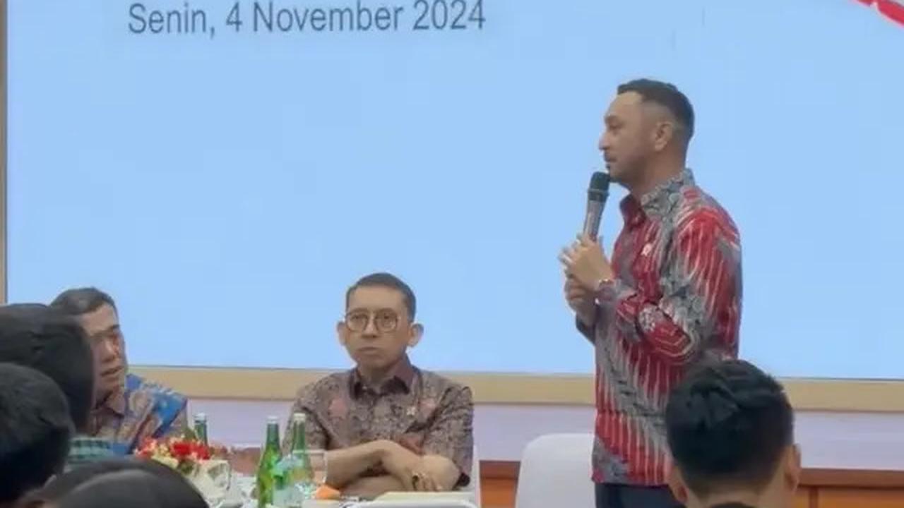 6 Potret Giring Dampingi Menteri Fadli Zon Dengar Aspirasi Para Seniman, Ingin Majukan Film Indonesia