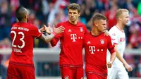 Bayern Munchen meraih kemenangan ke-1.000 pada ajang Bundesliga saat menang 4-0 atas FC Koln di Allianz Arena, Munchen, Sabtu (24/10/2015). (REUTERS / Michael Dalder)