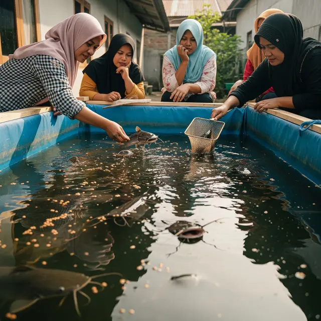 15 Ide Ternak Ikan di Kolam Mini untuk Ibu-ibu PKK