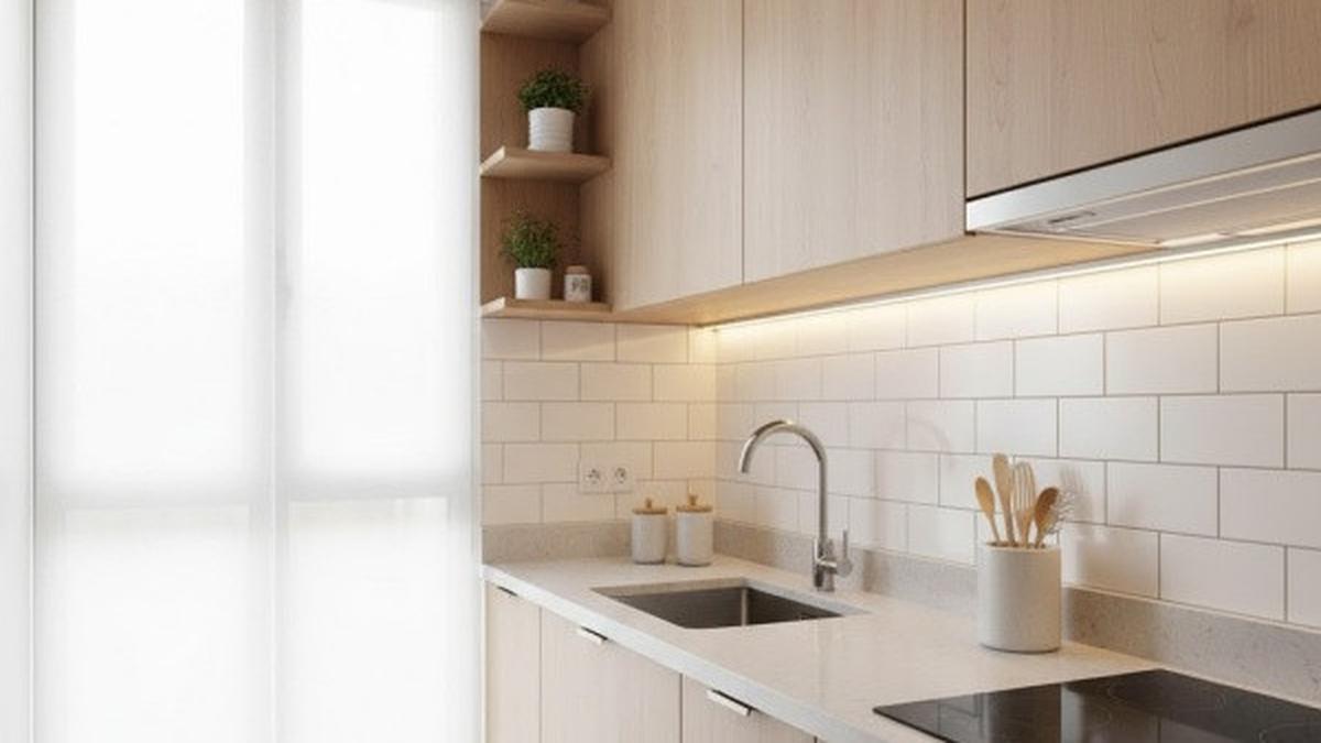 8 Desain Tempat Cuci Piring dan Kompor untuk Dapur Sempit Minimalis, Penataan Rapi Super Praktis