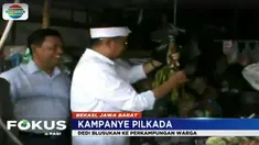 Dedi bahkan menjenguk warga yang sedang sakit. Ia mengaku langsung turun ke kampung agar mengetahui apa yang dibutuhkan masyarakat.
