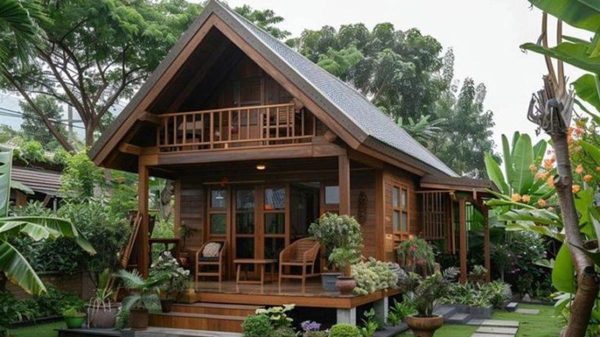 5 Model Rumah Kayu Sederhana tapi Indah 2025