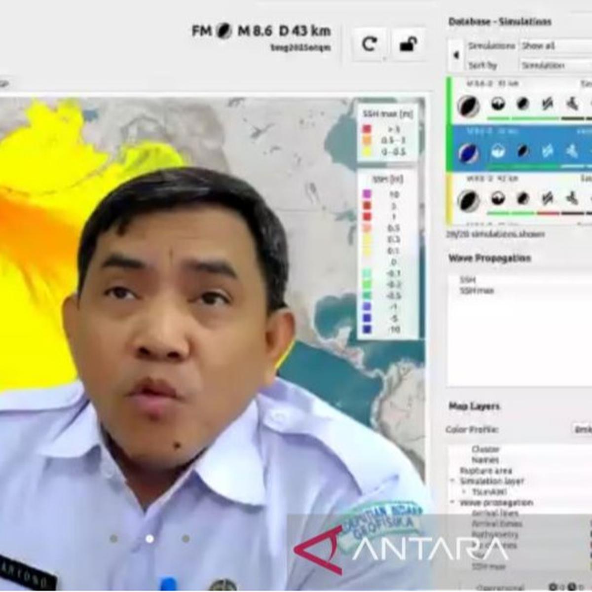 Direktur Gempabumi dan Tsunami BMKG Daryono