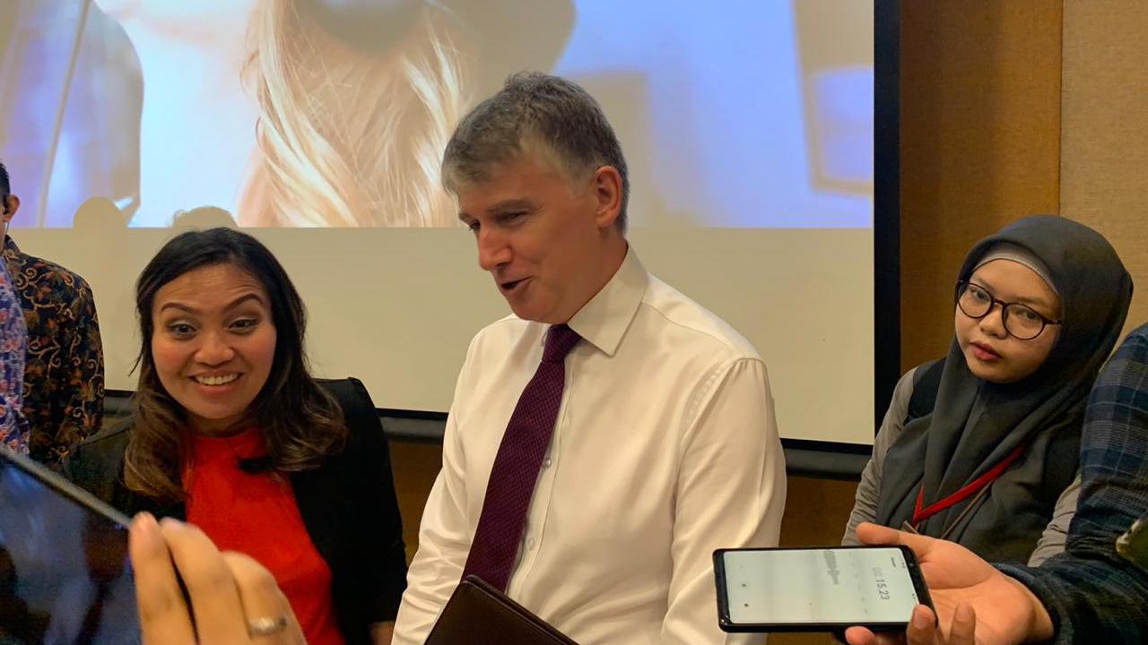 Duta Besar Inggris untuk Indonesia dan Timor Leste, Owen Jenkins. (Liputan6.com/Benedikta Miranti T.V)