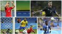 Olimpiade merupakan ajang bagi para pesepak bola muda menunjukan kualitasnya. Berikut 10 pemain muda yang bersinar pada Olimpiade 2016 Rio de Janeiro. (AFP)
