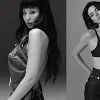 Jennie BLACKPINK dan Kendall Jenner tampil dengan gaya sensual di kampanye Calvin Klein terbaru. [@calvinklein]