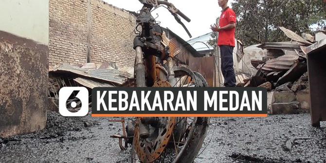 VIDEO: Ratusan Korban Kebakaran Medan Kehilangan Tempat Tinggal