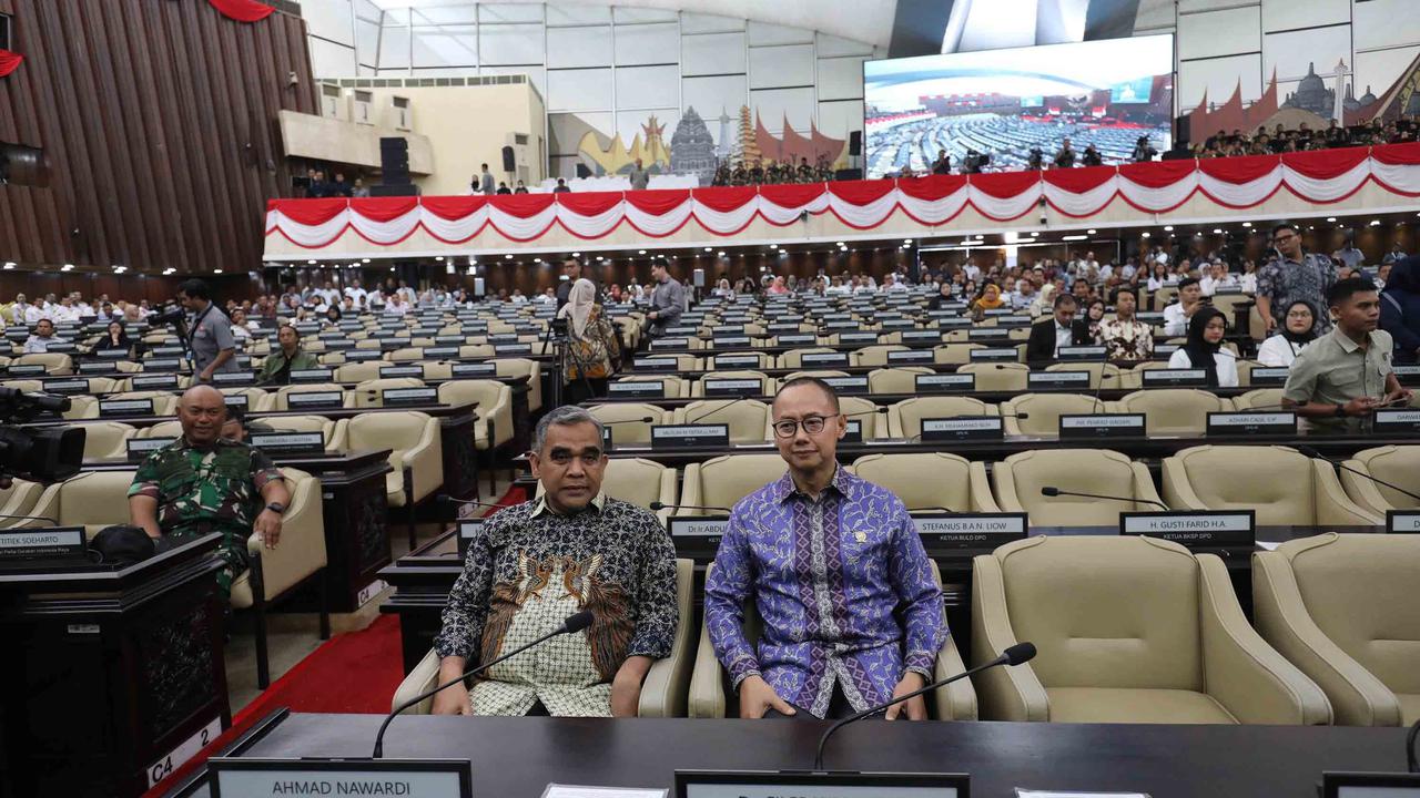 FOTO: MPR Gelar Gladi Bersih Pidato Kenegaraan Sidang Tahunan 2025