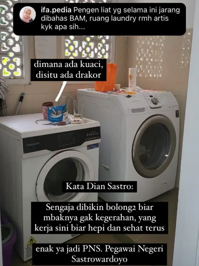 Sudut rumah Dian Sastrowardoyo