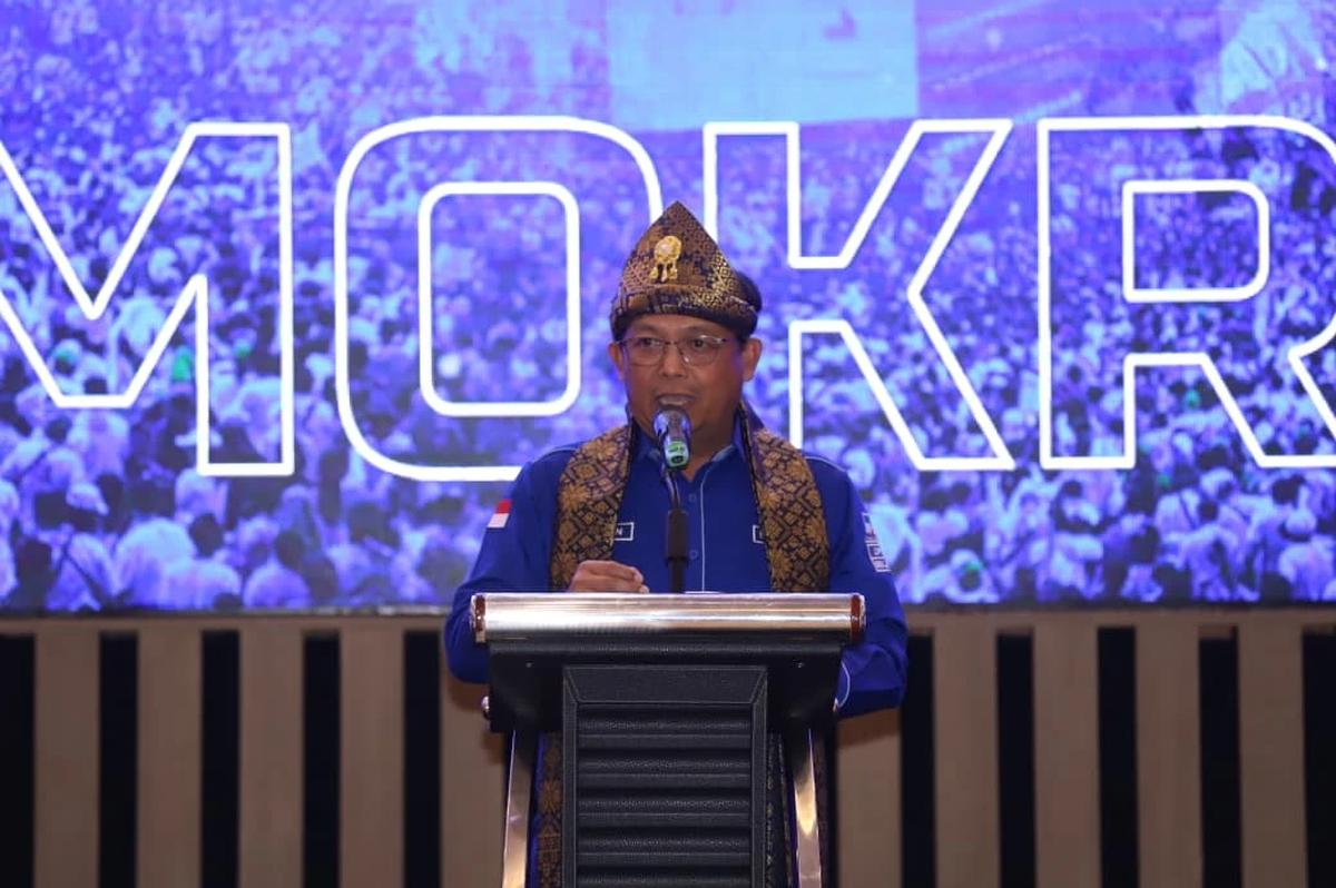 Sekjen Herman Khaeron di Musda V Demokrat Sumsel: Kita Harus Solid dan Kuat Untuk Meraih Kemenanganx