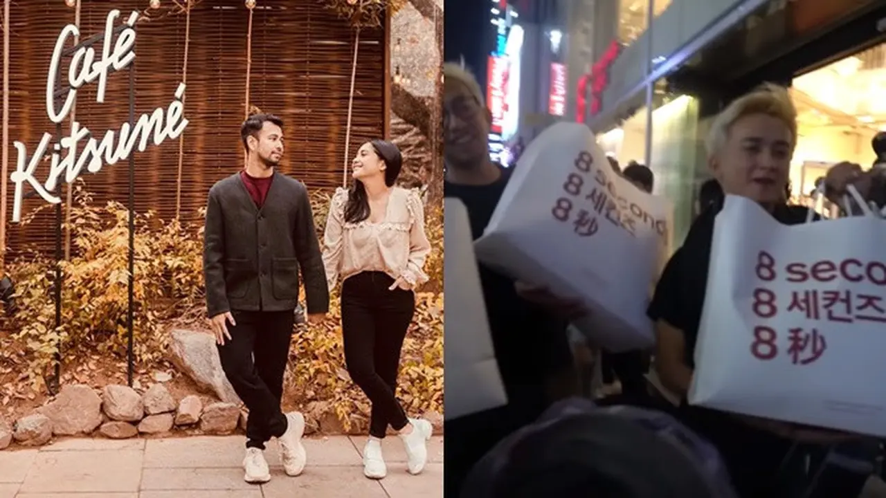 Belanjakan Baju Asistennya, Ini 7 Momen Raffi Ahmad dan Nagita Slavina Liburan di Korea Selatan