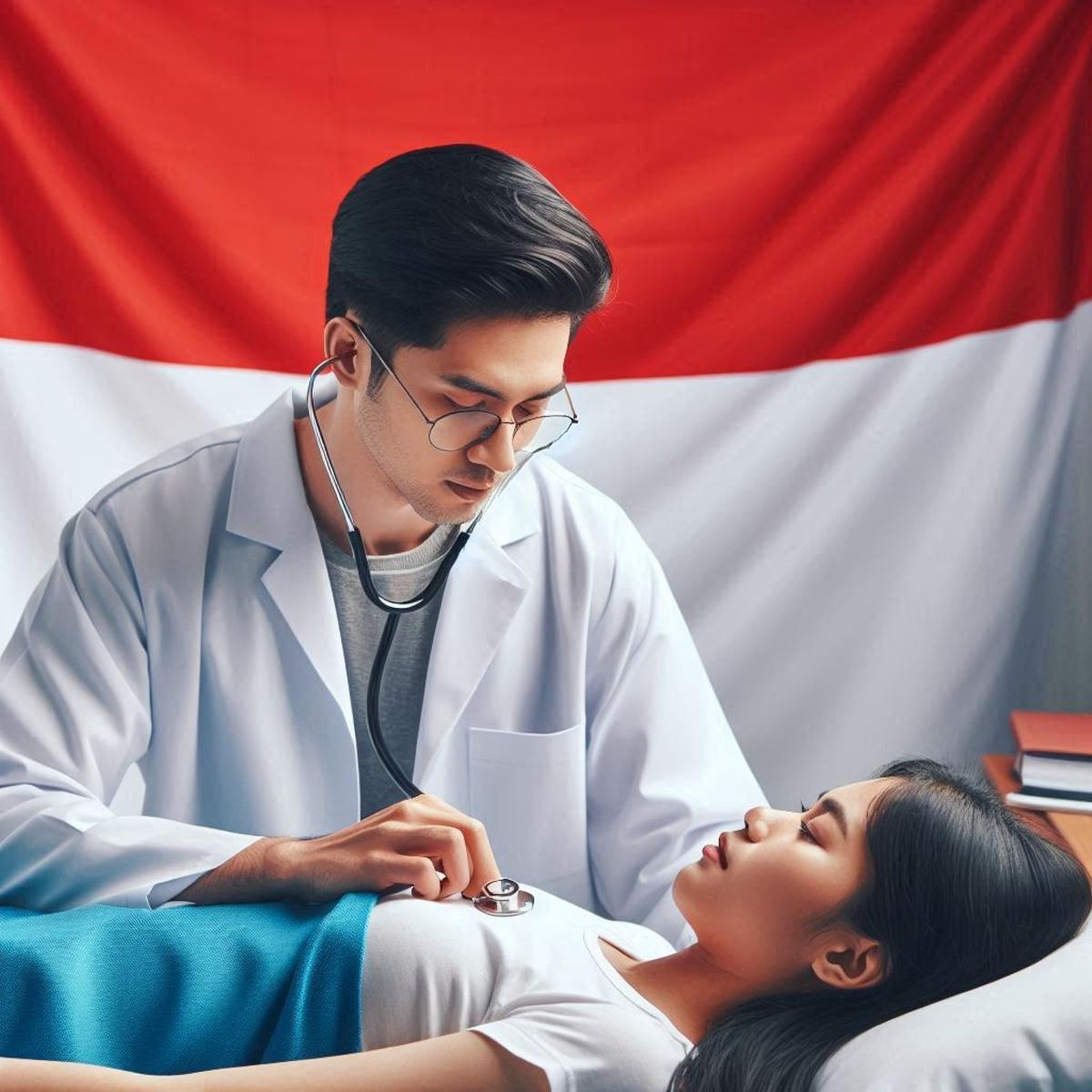 Ilustrasi Dokter Memeriksa Pasien