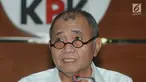 Ketua KPK Agus Rahardjo memberi keterangan terkait korupsi pembangunan Ruang Terbuka Hijau (RTH) di Kota Bandung, Jakarta, Jumat (20/4). Dalam pembangunan RTH tersebut terindikasi adanya mark up harga. (Merdeka.com/Dwi Narwoko)