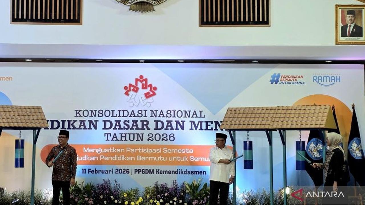 Konsolnas Kemendikdasmen 2026: Perkuat Koordinasi Daerah untuk SDM Unggul