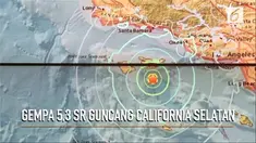 Gempa bumi berkekuatan 5,3 skala ritcher mengguncang California