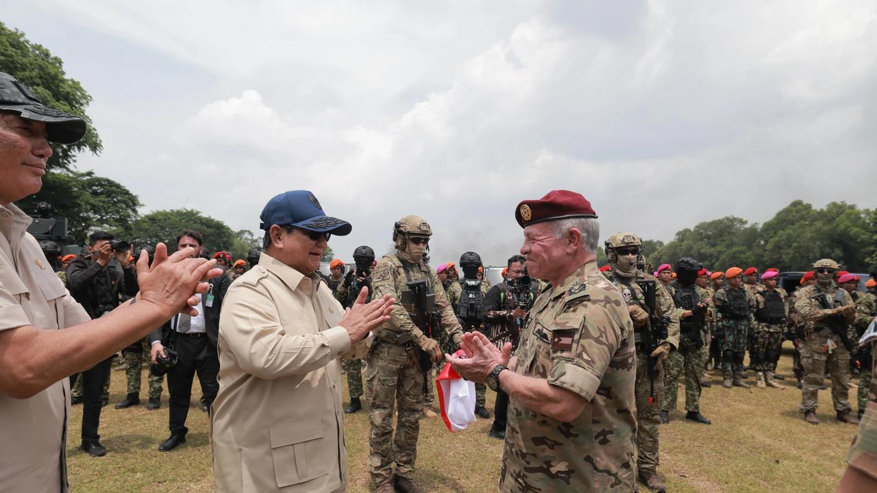 Potret Prabowo-Raja Abdullah II Saksikan Demontrasi Drone dari TNI dan Angkatan Bersenjata Yordania