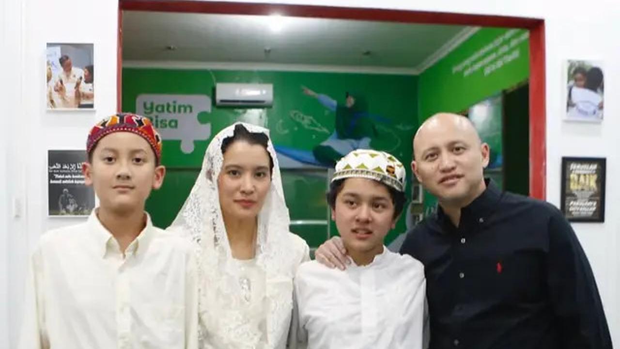 6 Potret Ultah Marcella Zalianty ke-45, Gelar Buka Puasa Bersama Anak Yatim