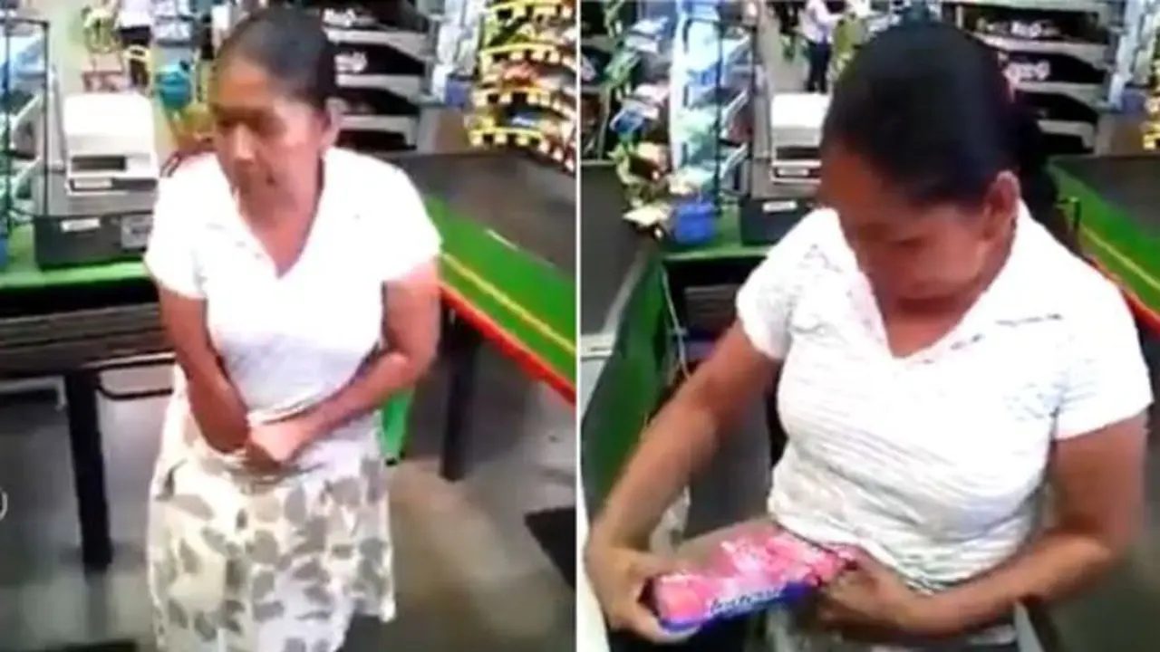 nenek, mengutil, mencuri