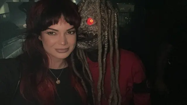 Corey Taylor vokalis Slipknot dan istrinya, Alicia Taylor
