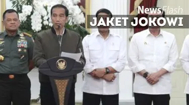 Penampilan Jokowi saat menyampaikan pidato terkait aksi demo 4 November menyedot perhatian. T 