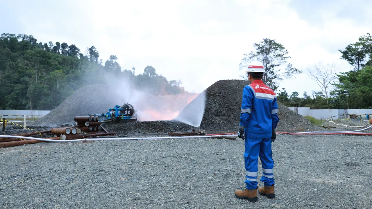 Pertamina Hulu Energi temukan potensi sumberdaya migas di sumur Tedong (TDG)-001 yang berada di area Kecamatan Mamosalato, Kabupaten Morowali Utara - Sulawesi Tengah. (Dok Pertamina)