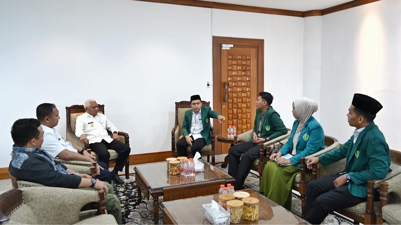Wagub Sumut Surya menerima kunjungan silaturahmi Pengurus Wilayah Ikatan Pelajar Al-Washliyah Sumut