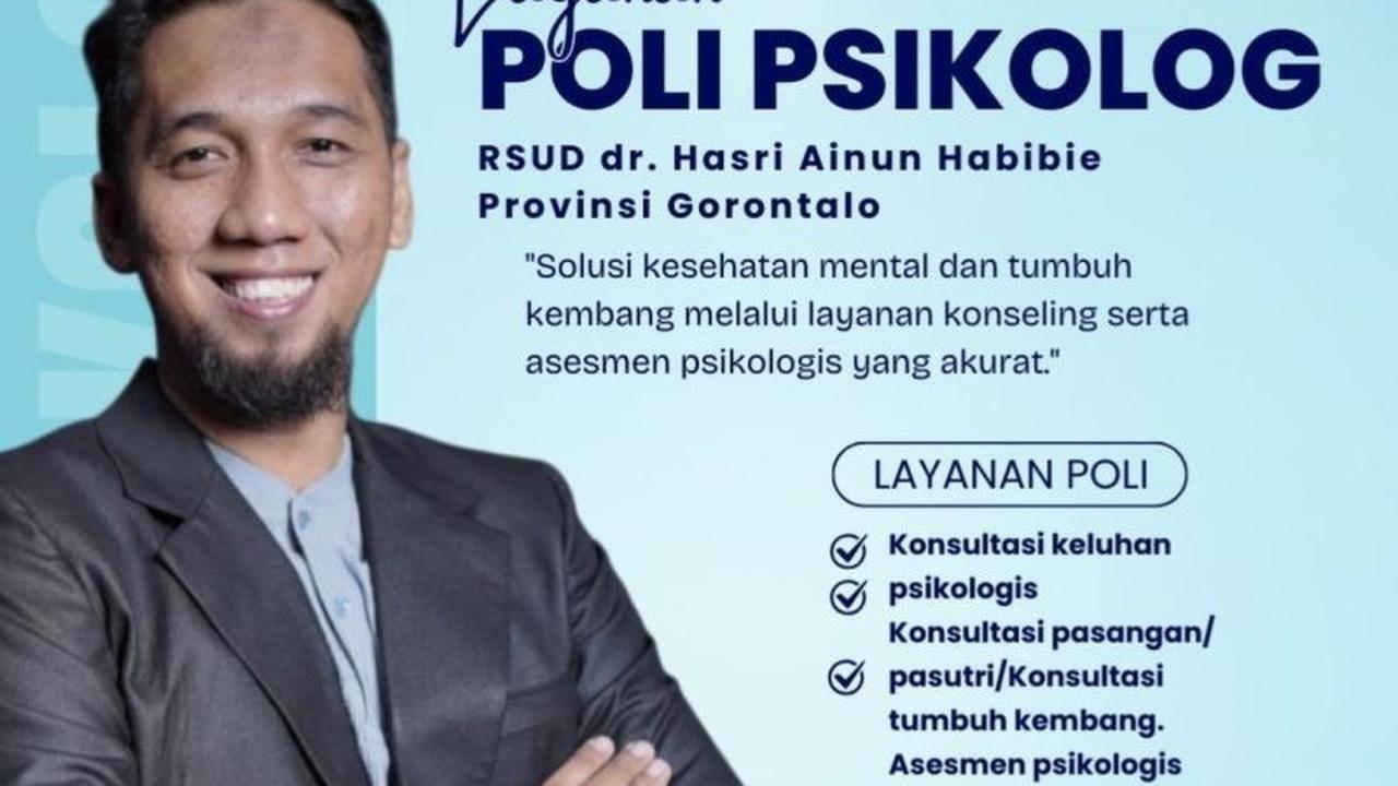 RSUD Hasri Ainun Habibie Hadirkan Layanan Poliklinik Psikolog Unggulan untuk Kesehatan Mental Warga Gorontalo