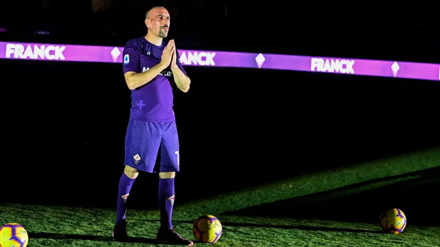 Gabung Fiorentina, Franck Ribery Disambut Meriah
