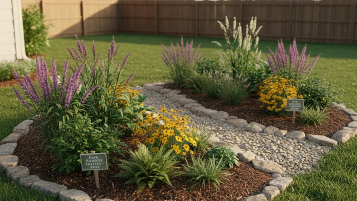 8 Model Kebun Serapan Air Hujan Praktis Dibuat, Solusi untuk Halaman Sering Tergenang