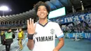 Namun semua seperti berubah musim ini, Ryo Germain tiba-tiba menjadi pemain yang sangat tajam di depan gawang lawan dan sudah mencetak 11 gol dalam 12 laga di J1 League musim ini, termasuk mencetak quat-trick ke gawang Kawasaki Frontale di pekan kedua. (J.LEAGUE)