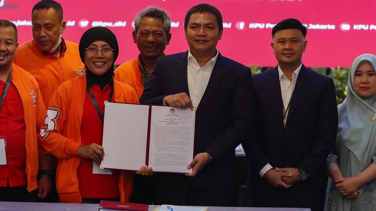 FOTO: Hasil Rekapitulasi Tingkat Provinsi, Pramono-Rano Menang Satu Putaran Pilkada Jakarta 2024