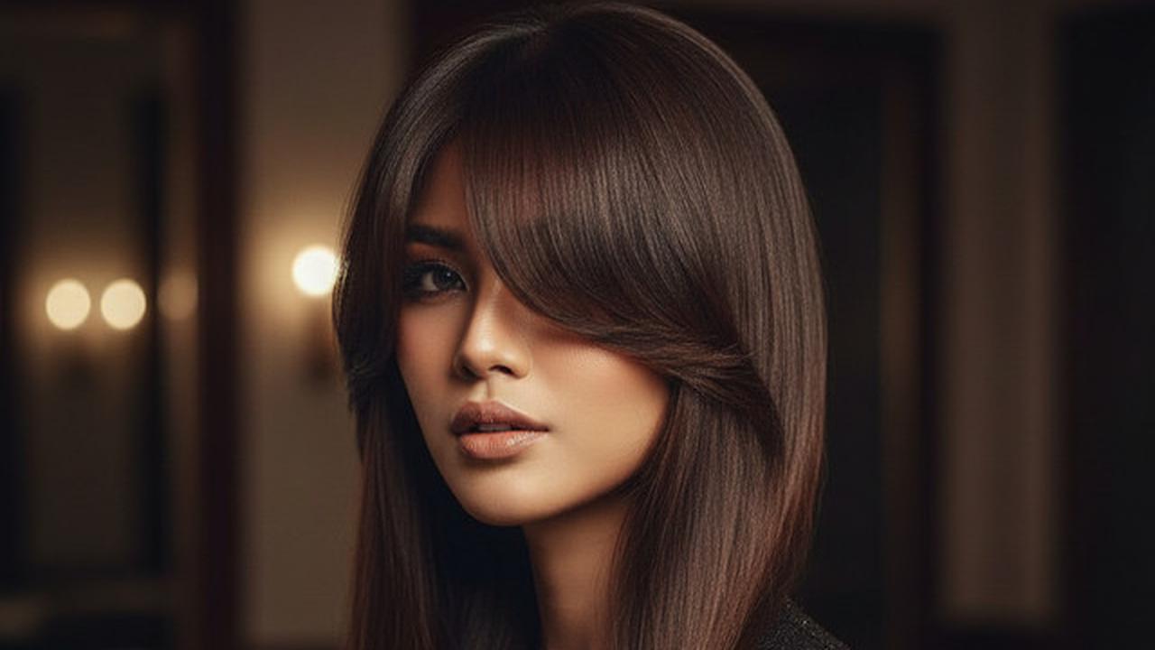 7 Model Rambut Wanita Panjang Lurus Poni Samping, Tampil Anggun dan Fleksibel untuk Sehari-Hari