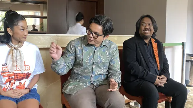 Fajar Nugros dalam media junket film Bapak Paling Jujur yang dihelat di Jakarta, Selasa (6/10/2026). (Liputan6.com/Nola Vemiliana)