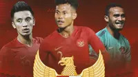 Timnas Indonesia - Bayu Pradana, Bagas Kaffa, Rizky Pora (Bola.com/Adreanus Titus)