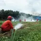 APP Sinar Mas menyiapkan Regu Pemadan Kebakaran (RPK) dan Tim Reaksi Cepat (TRC) untuk mencegah dan mengantisipasi kebakaran hutan dan lahan (karhutla) di Sumsel (Liputan6.com / Nefri Inge)