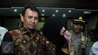Gubernur nonaktif Sumatera Utara Gatot Pujo Nugroho divonis tiga tahun penjara oleh Majelis Hakim Pengadilan Tipikor, Jakarta, Senin (14/3/2016). Sementara, istri Gatot, Evy Susanti, divonis 2 tahun 6 bulan penjara. (Liputan6.com/Faisal R Syam)