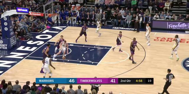 Cuplikan Pertandingan NBA : Warriors 117 vs Timberwolves 107