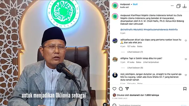 Majelis Ulama Indonesia Bantah Kabar Oklin Fia Jadi Duta MUI Setelah Minta Maaf Terkait Konten Jilat Es Krim